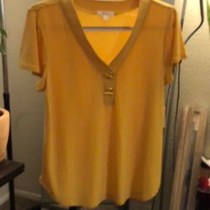 Yellow blouse